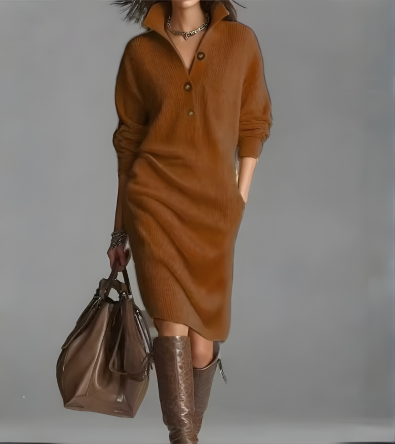 Madalyn™ Cozy Elegant Knit Dress