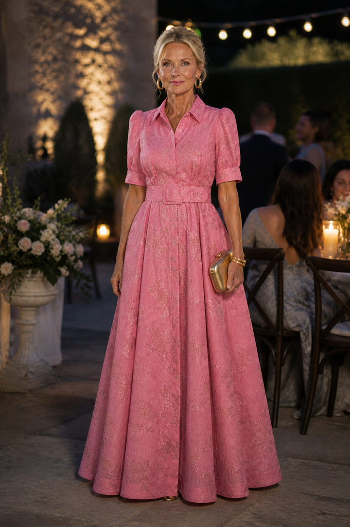 Stella & Grace™ | Belted Floral Maxi Dress