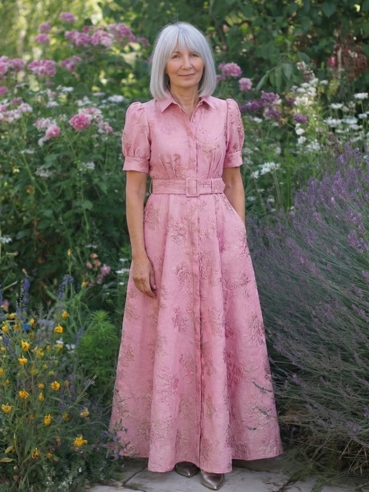 Stella & Grace™ | Belted Floral Maxi Dress