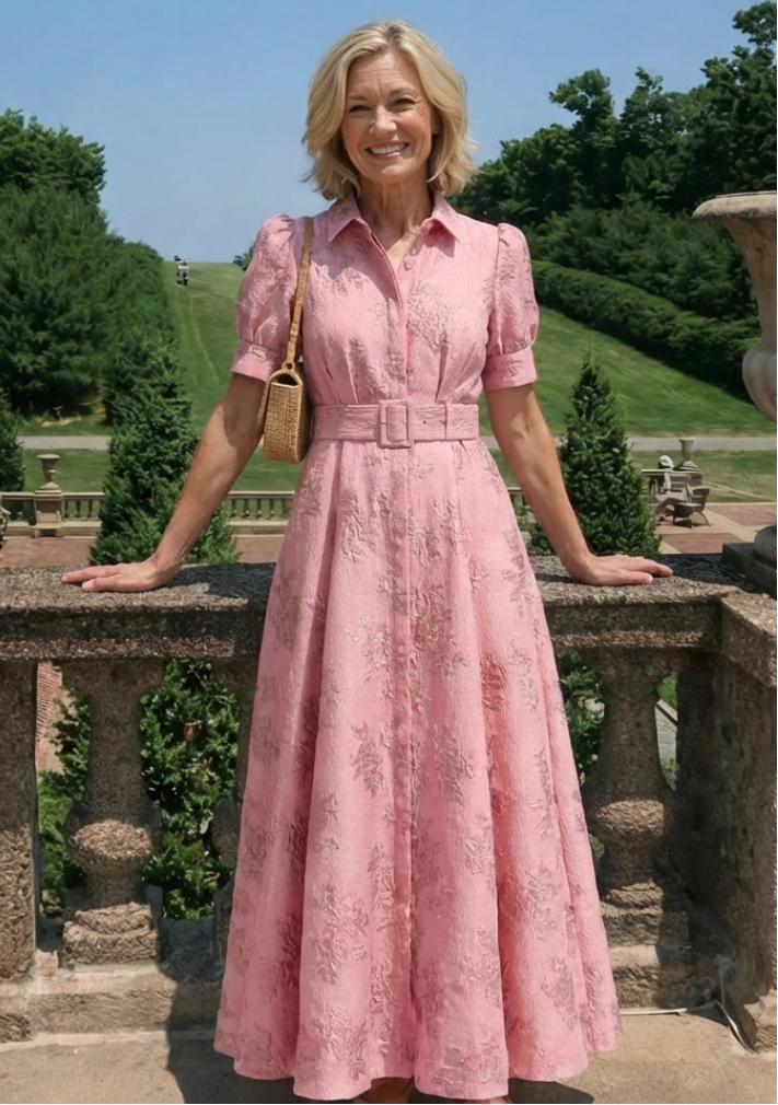 Stella & Grace™ | Belted Floral Maxi Dress