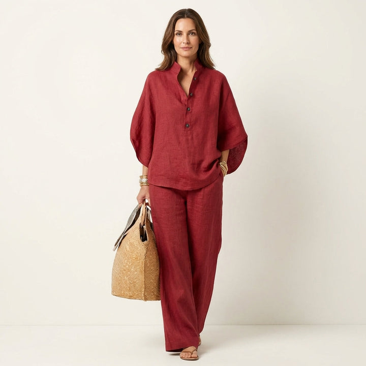 Zerah | Linen Two-Piece Set
