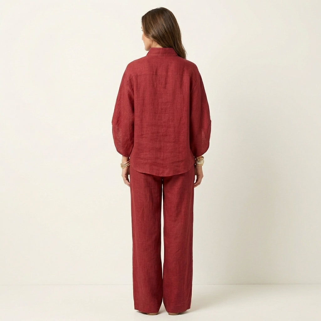 Zerah | Linen Two-Piece Set
