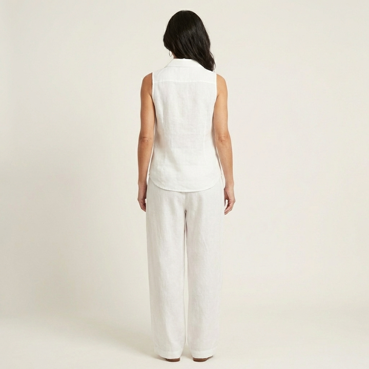 Twiila | Wrap-Top & Wide-Leg Set